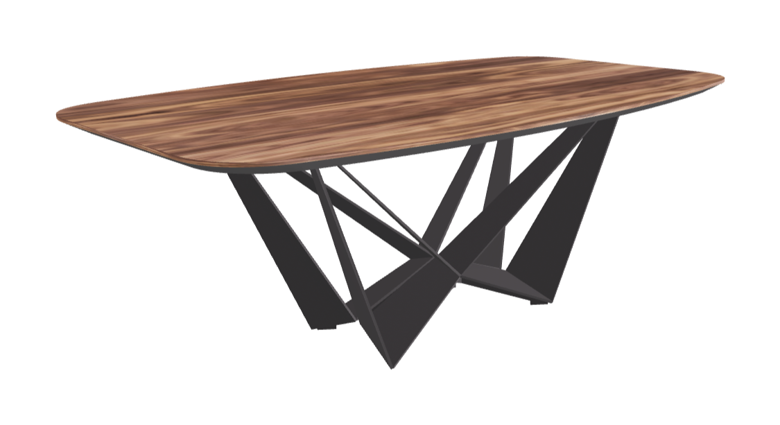 Cattelan Italia Skorpio Wood Barrel-Shaped Dining Table