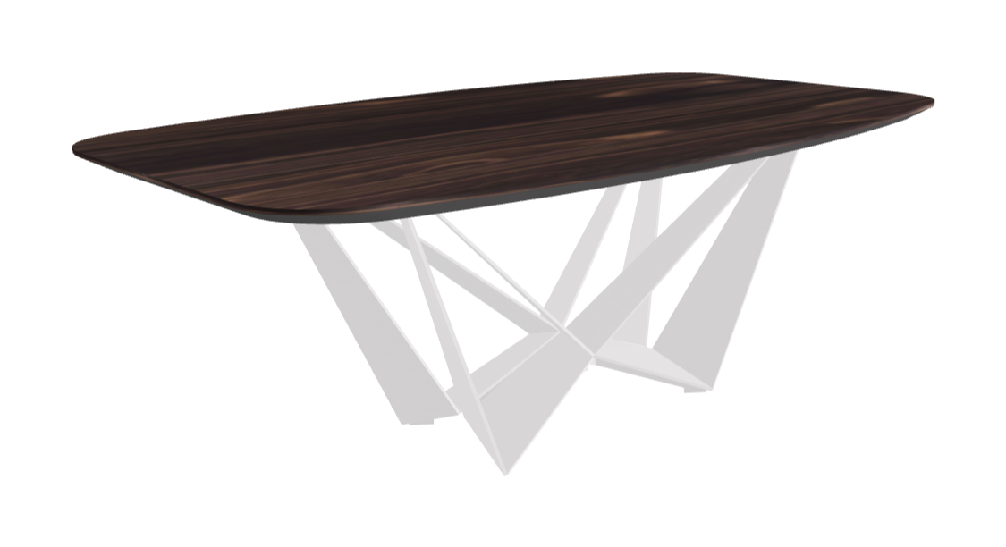 Cattelan Italia Skorpio Wood Barrel-Shaped Dining Table