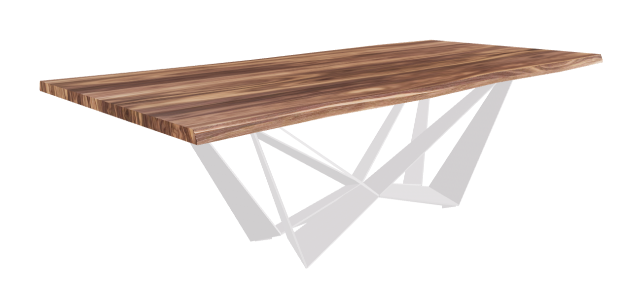 Cattelan Italia Skorpio Wood Live Edged Dining Table