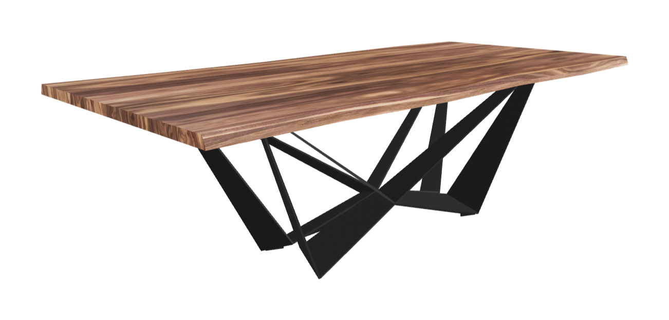 Cattelan Italia Skorpio Wood Live Edged Dining Table