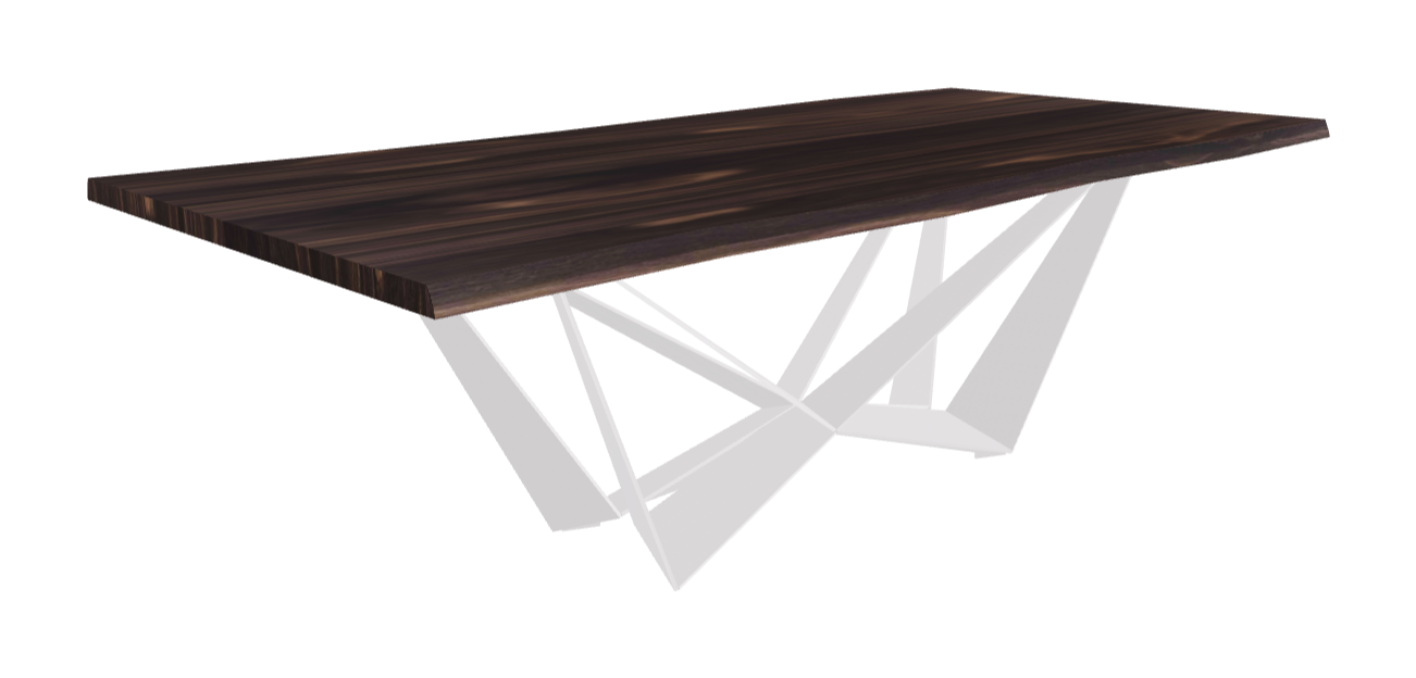 Cattelan Italia Skorpio Wood Live Edged Dining Table