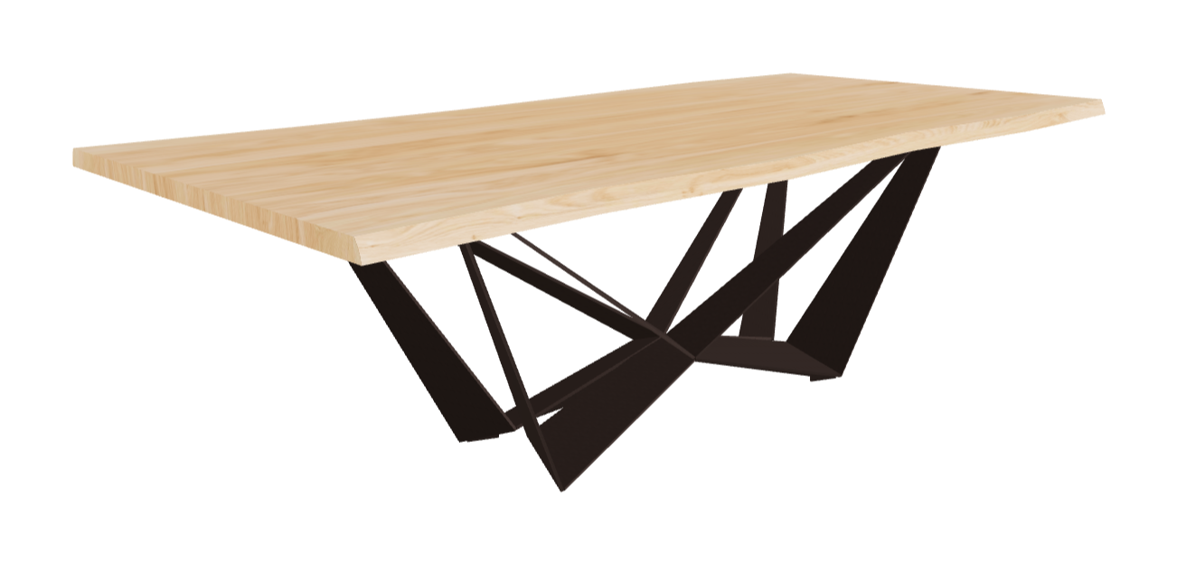 Cattelan Italia Skorpio Wood Live Edged Dining Table
