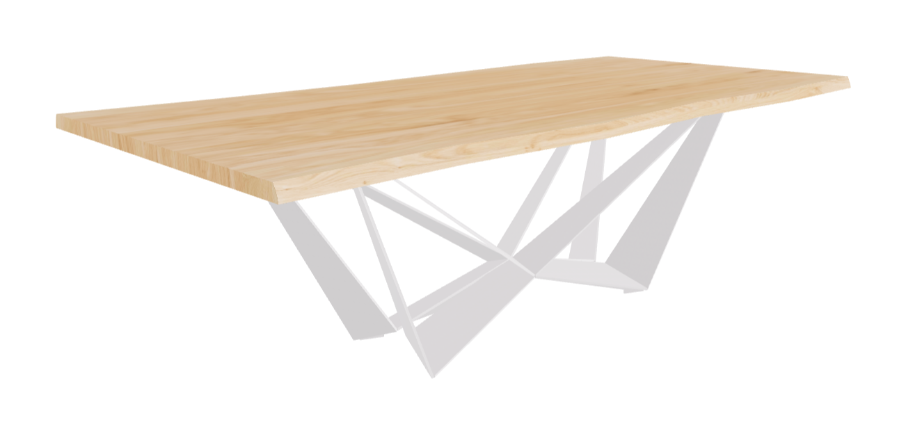 Cattelan Italia Skorpio Wood Live Edged Dining Table