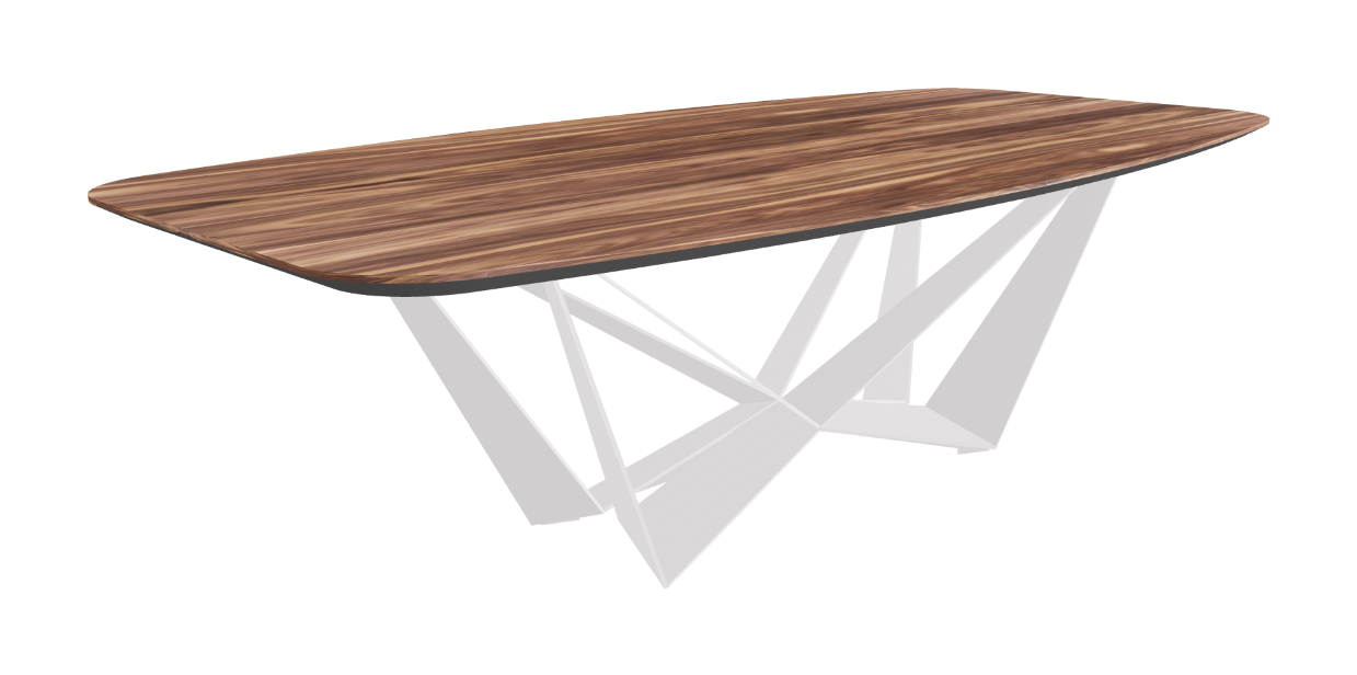 Cattelan Italia Skorpio Wood Barrel-Shaped Dining Table