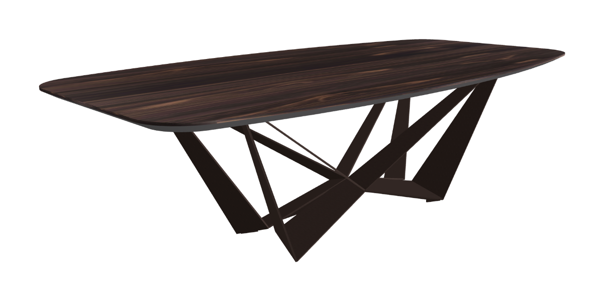 Cattelan Italia Skorpio Wood Barrel-Shaped Dining Table