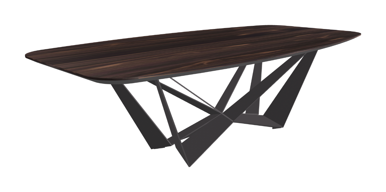 Cattelan Italia Skorpio Wood Barrel-Shaped Dining Table