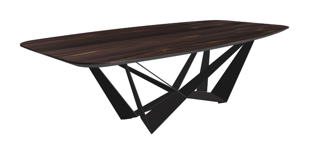 Cattelan Italia Skorpio Wood Barrel-Shaped Dining Table