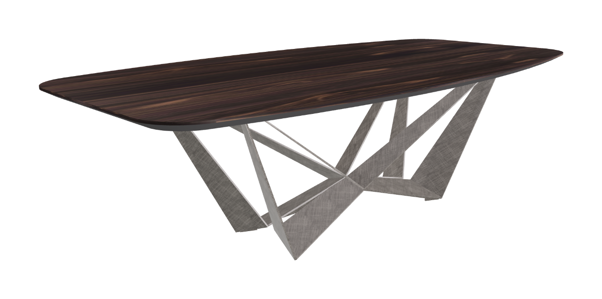 Cattelan Italia Skorpio Wood Barrel-Shaped Dining Table