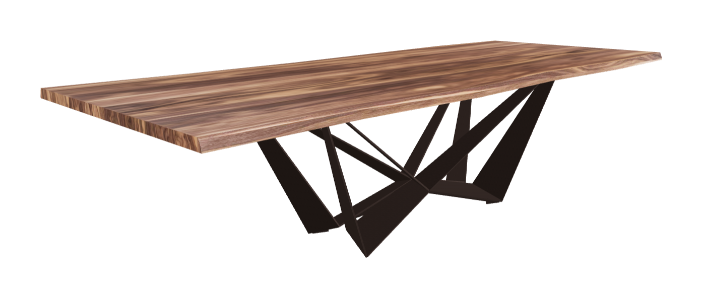 Cattelan Italia Skorpio Wood Live Edged Dining Table