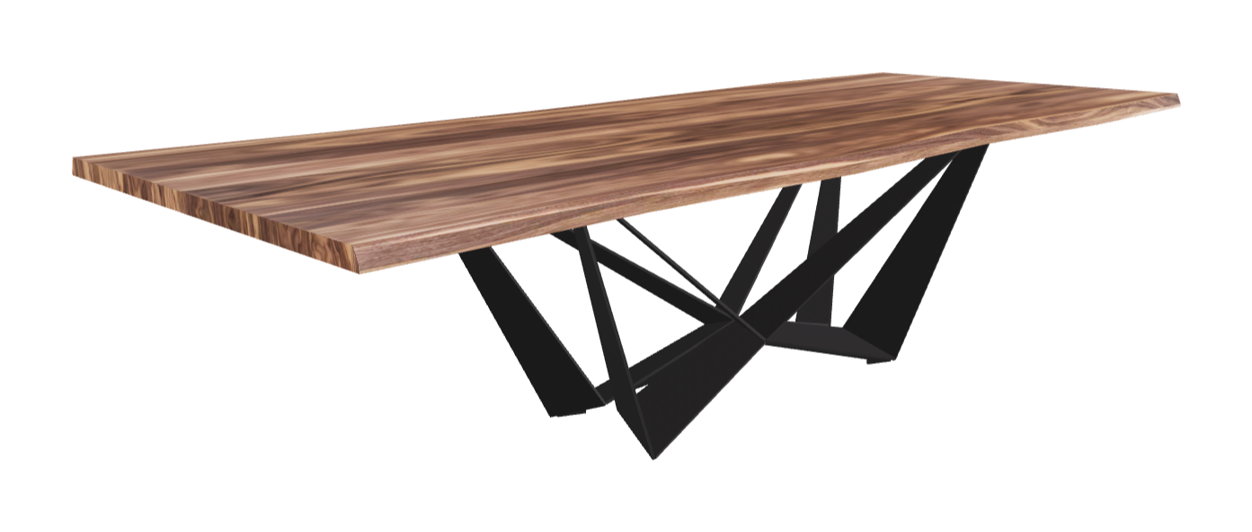 Cattelan Italia Skorpio Wood Live Edged Dining Table