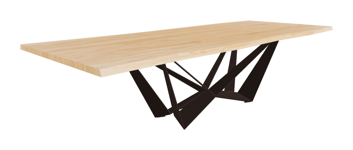 Cattelan Italia Skorpio Wood Live Edged Dining Table