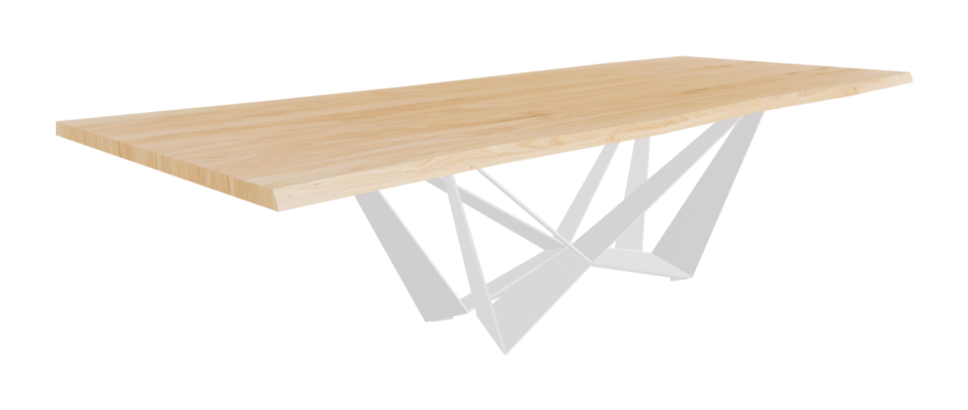 Cattelan Italia Skorpio Wood Live Edged Dining Table
