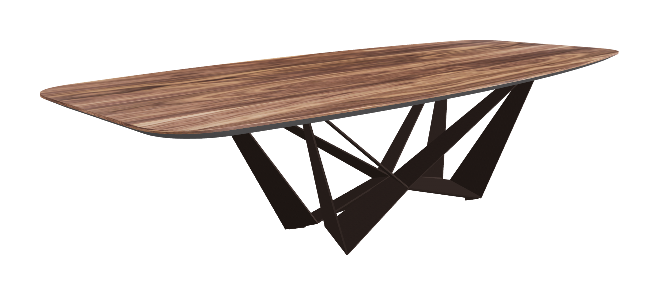 Cattelan Italia Skorpio Wood Barrel-Shaped Dining Table