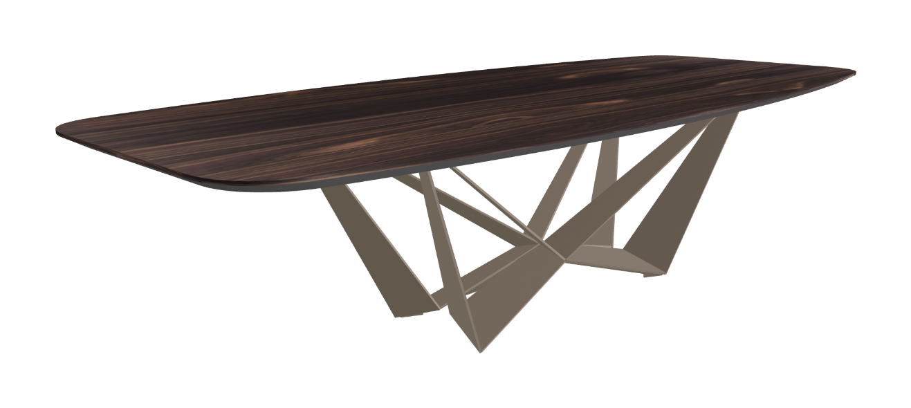 Cattelan Italia Skorpio Wood Barrel-Shaped Dining Table