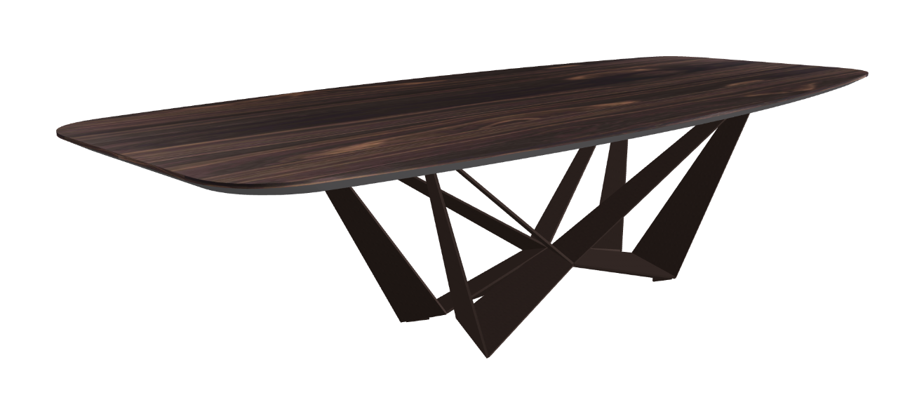 Cattelan Italia Skorpio Wood Barrel-Shaped Dining Table