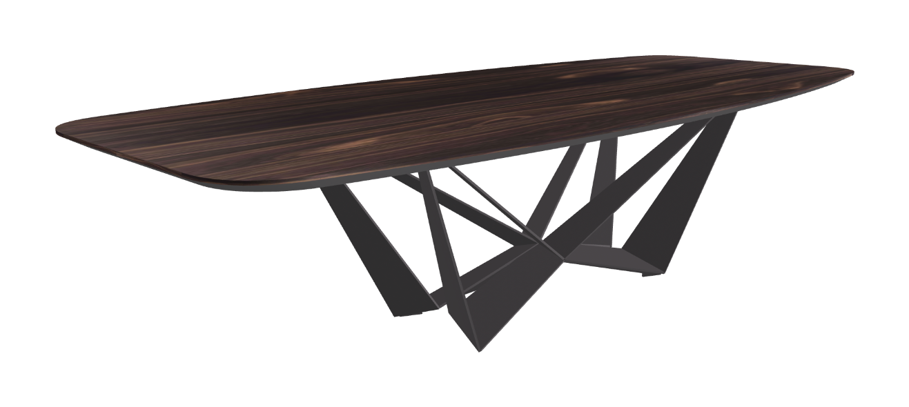 Cattelan Italia Skorpio Wood Barrel-Shaped Dining Table