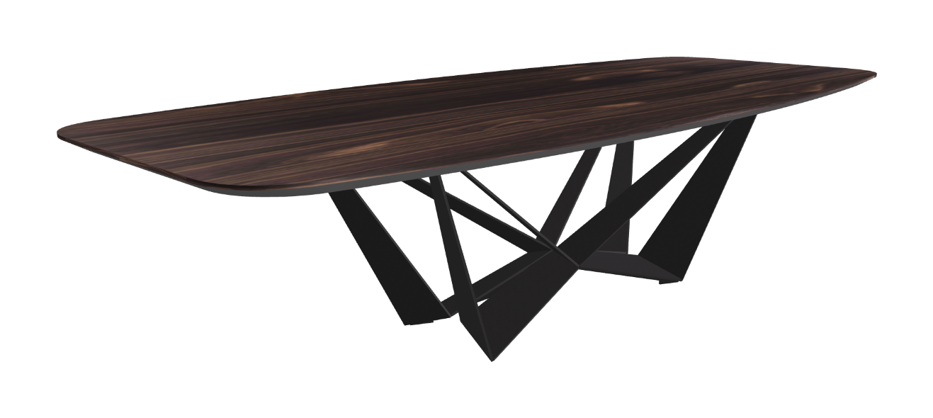 Cattelan Italia Skorpio Wood Barrel-Shaped Dining Table