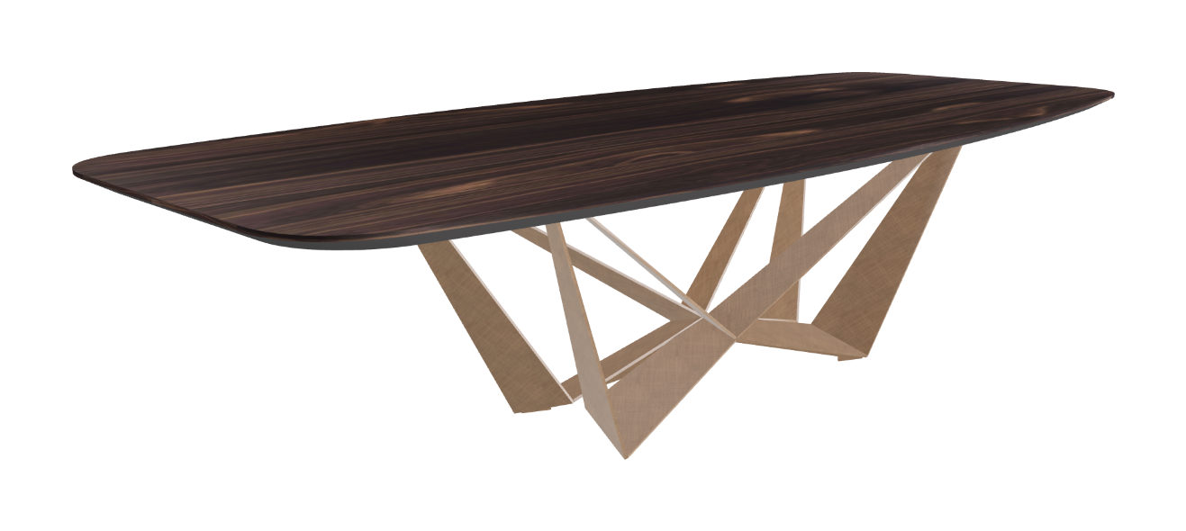 Cattelan Italia Skorpio Wood Barrel-Shaped Dining Table