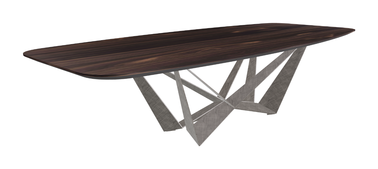 Cattelan Italia Skorpio Wood Barrel-Shaped Dining Table