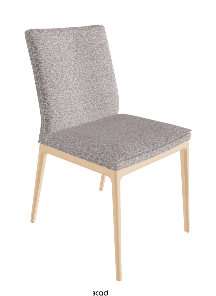 Sofia Dining Chair_Natural Stained Beech_Fabric_B243