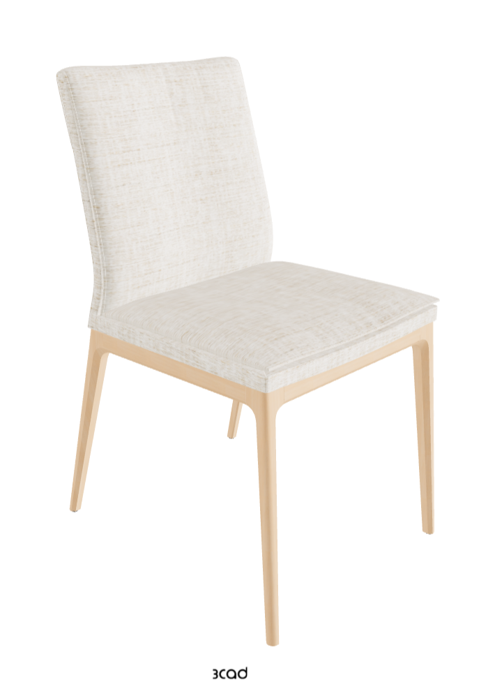 Sofia Dining Chair_Natural Stained Beech_Fabric_B610