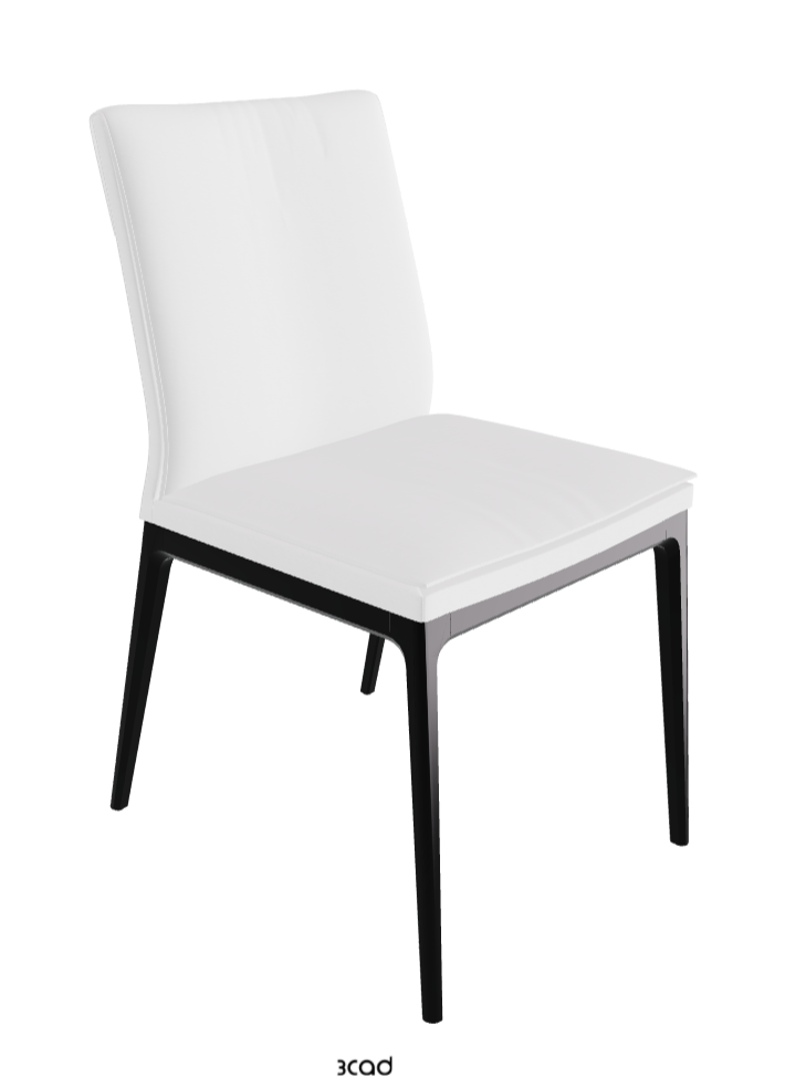 Sofia Dining Chair_Matt Black_Fabric_B920