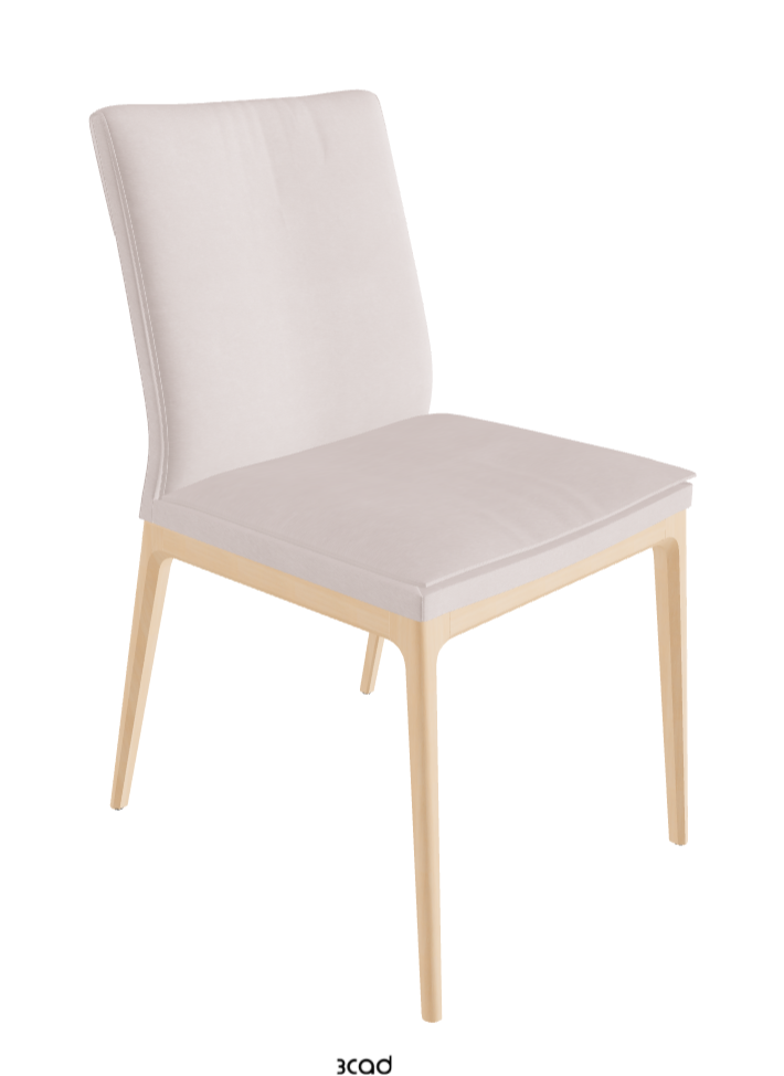 Sofia Dining Chair_Natural Stained Beech_Fabric_B923