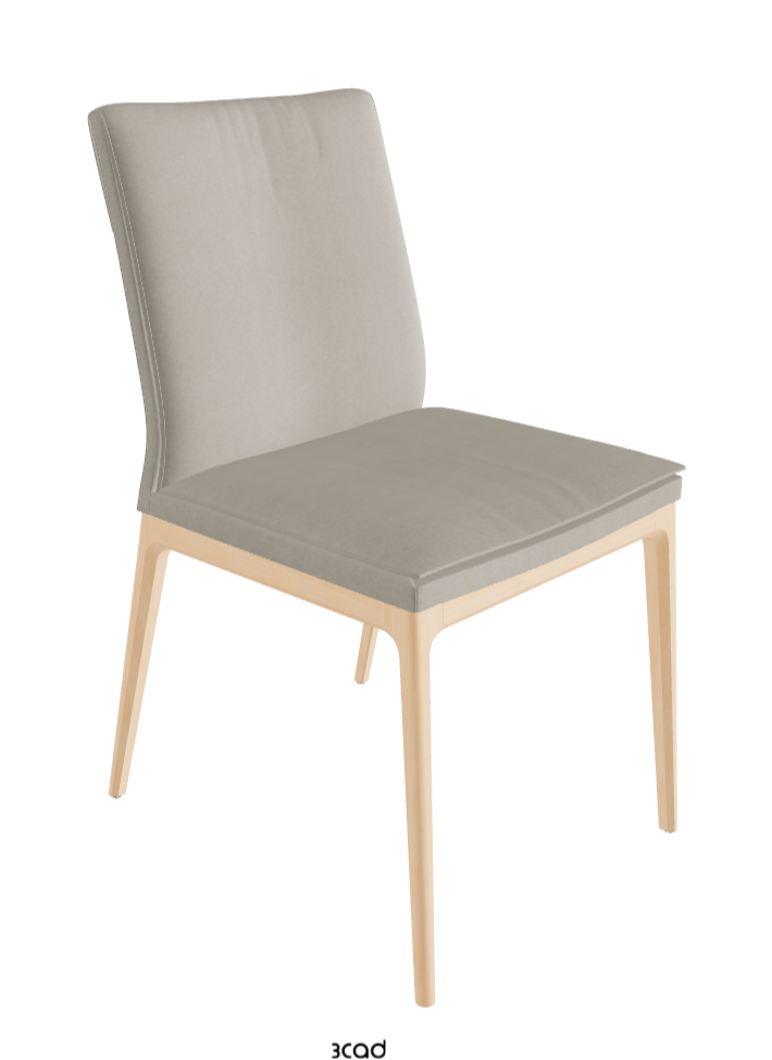 Sofia Dining Chair_Natural Stained Beech_Fabric_B924