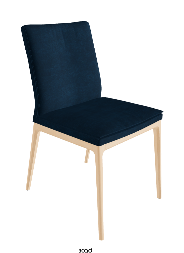 Sofia Dining Chair_Natural Stained Beech_Fabric_B929