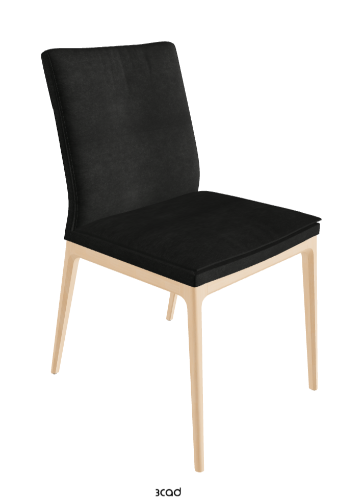 Sofia Dining Chair_Natural Stained Beech_Fabric_B932