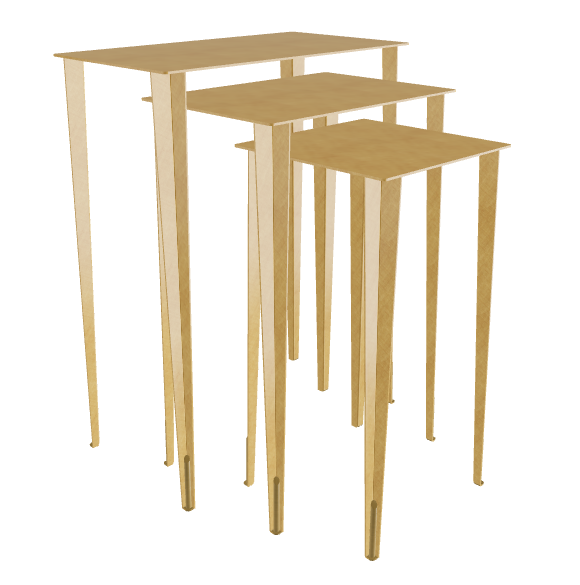 Cattelan Italia Spillo Trio Coffee Table