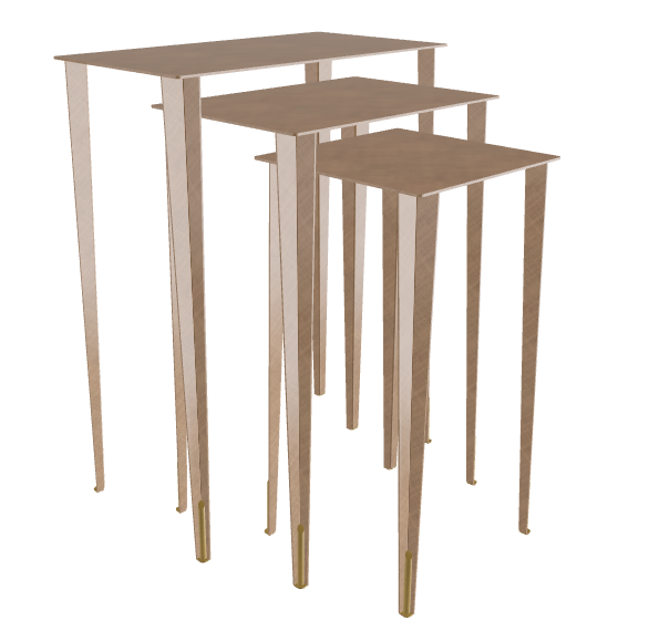 Cattelan Italia Spillo Trio Coffee Table