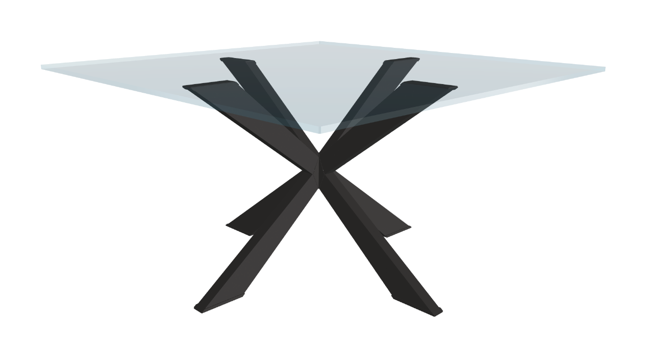 Cattelan Italia Spyder Glass Dining Table