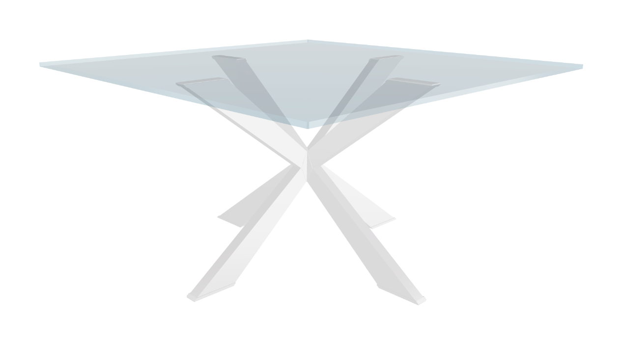 Cattelan Italia Spyder Glass Dining Table