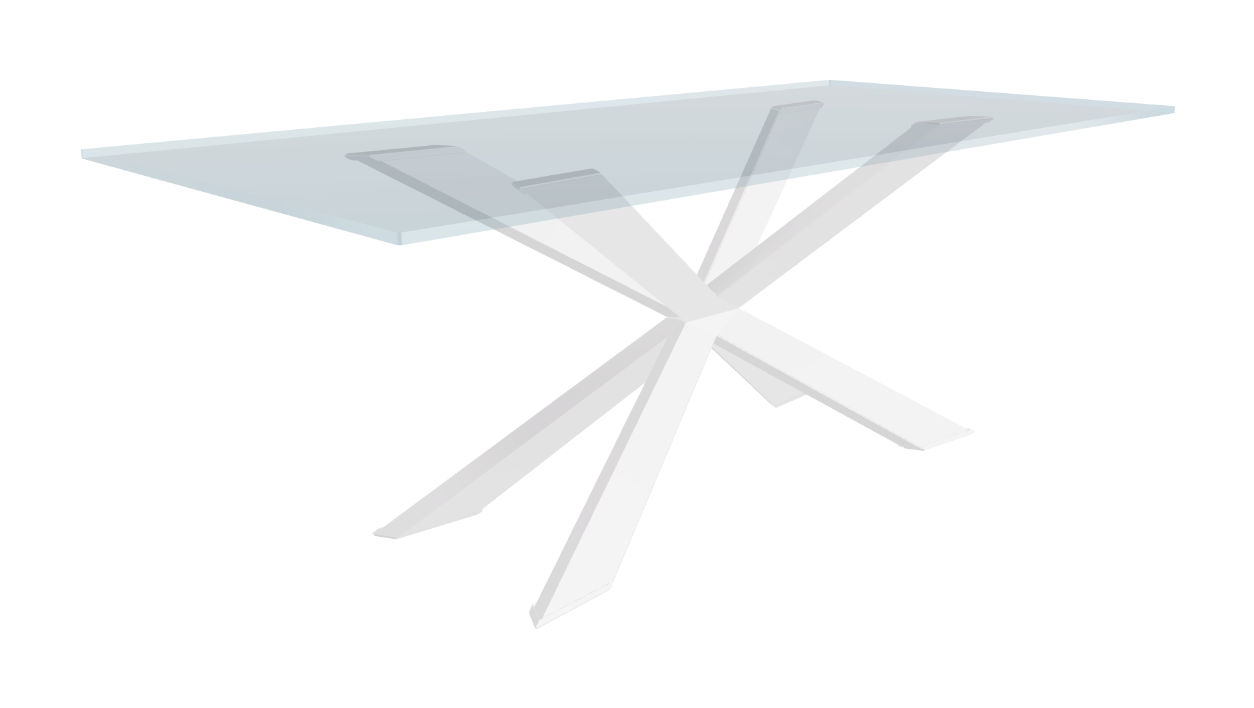 Cattelan Italia Spyder Glass Dining Table