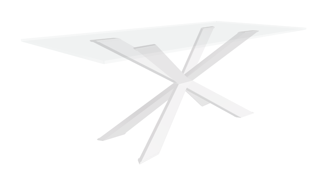 Cattelan Italia Spyder Glass Dining Table