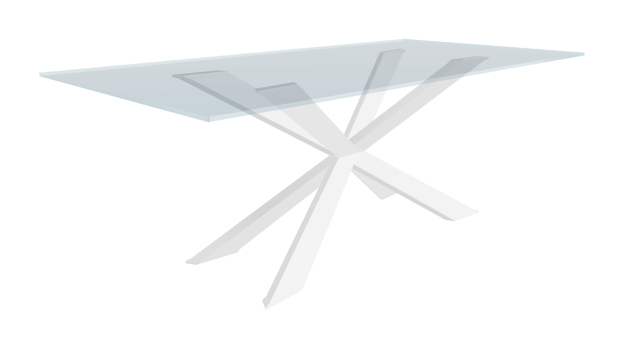 Cattelan Italia Spyder Glass Dining Table