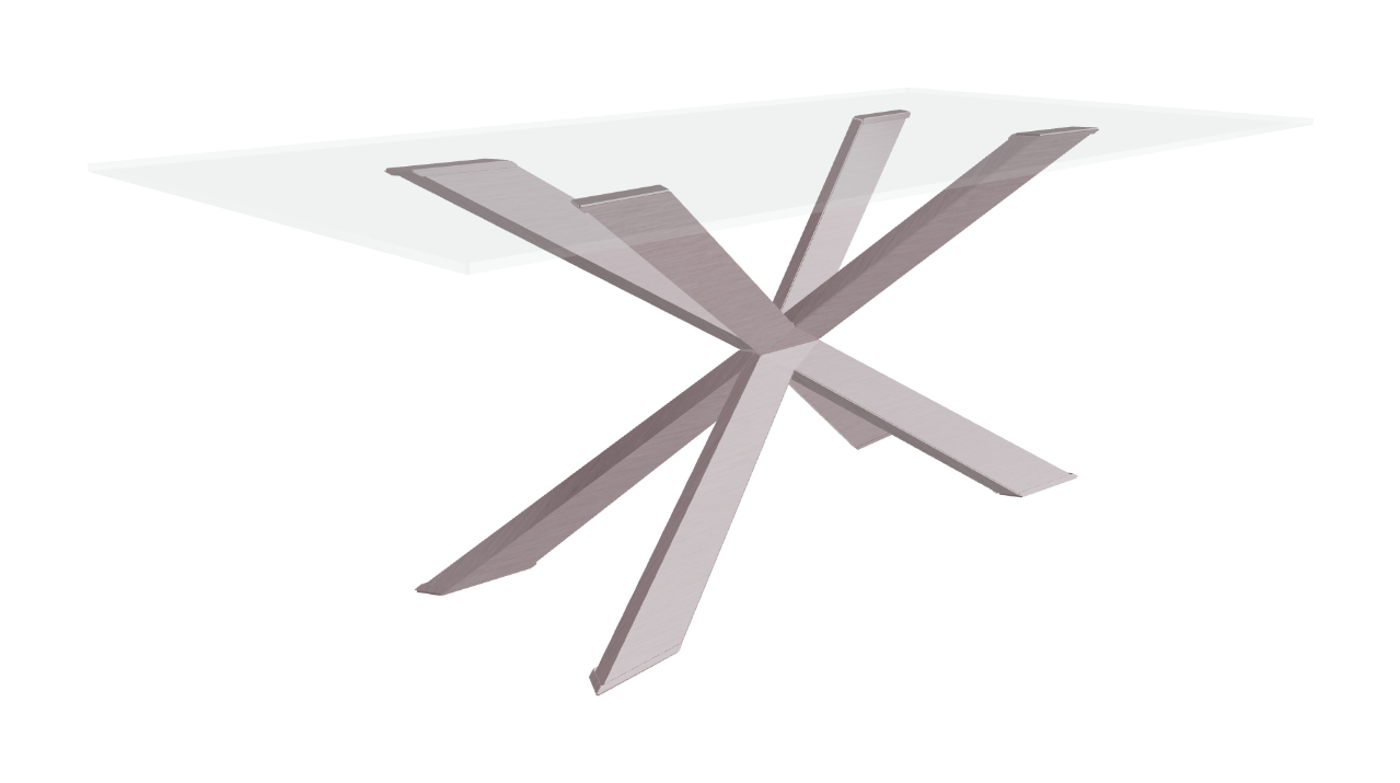 Cattelan Italia Spyder Glass Dining Table