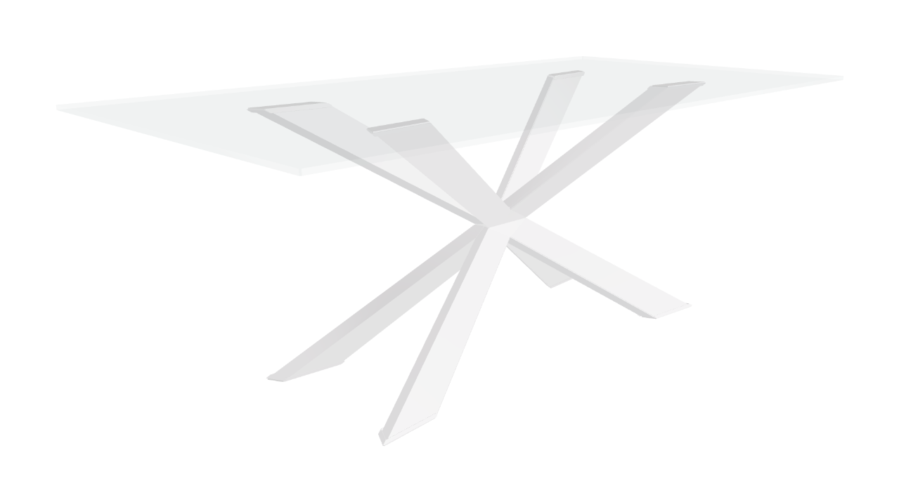 Cattelan Italia Spyder Glass Dining Table