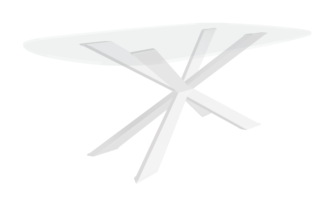 Cattelan Italia Spyder Glass Dining Table