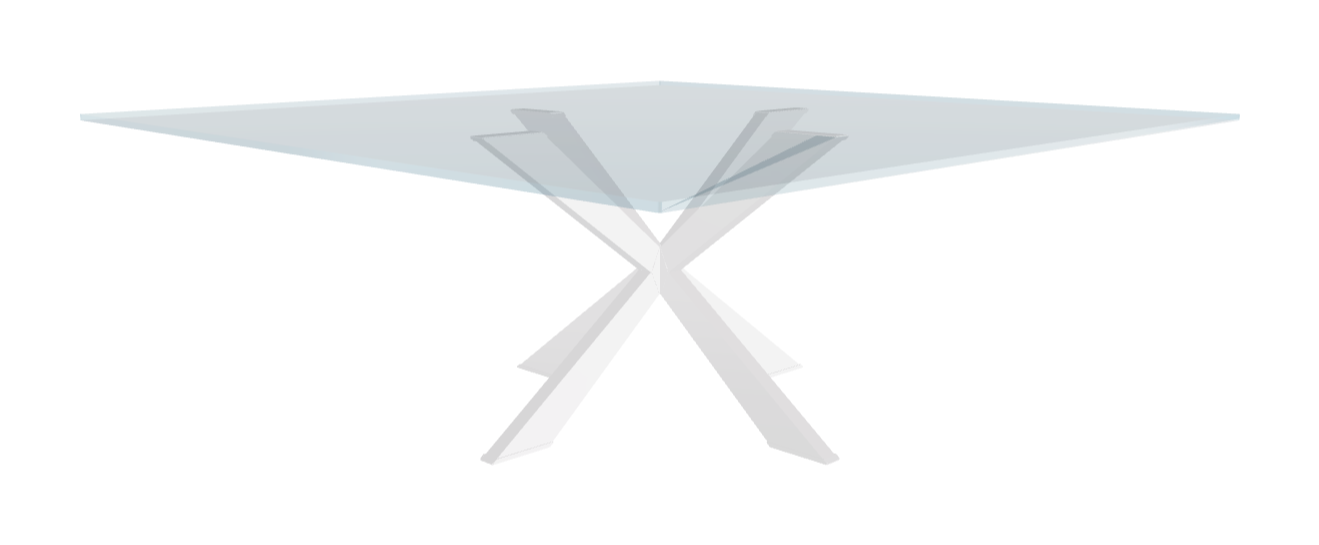 Cattelan Italia Spyder Glass Dining Table