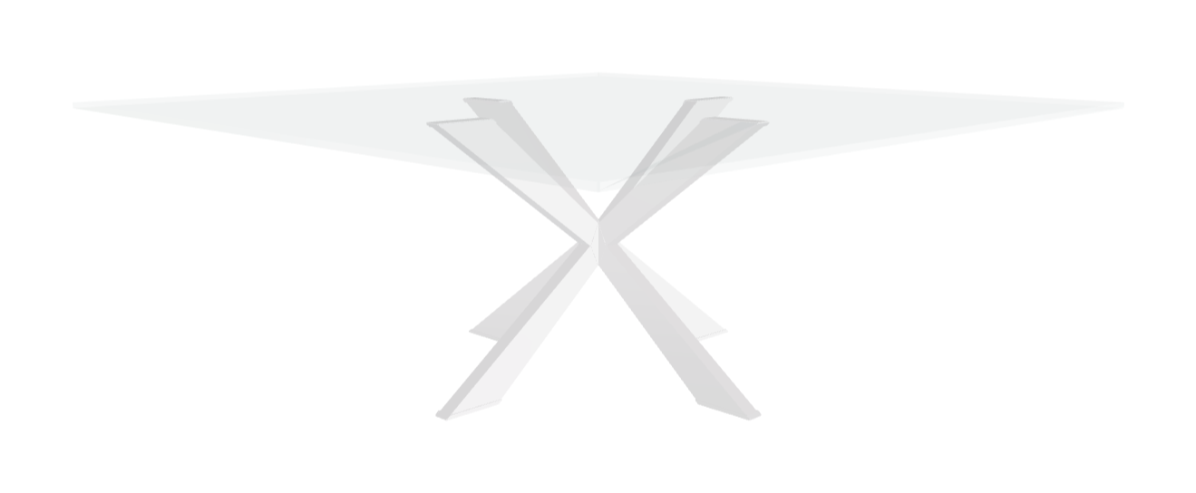 Cattelan Italia Spyder Glass Dining Table