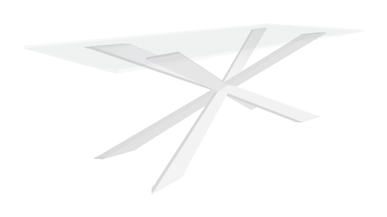 Cattelan Italia Spyder Glass Dining Table