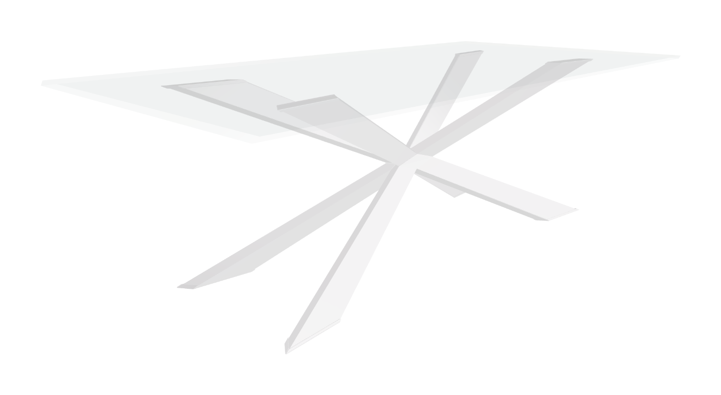 Cattelan Italia Spyder Glass Dining Table