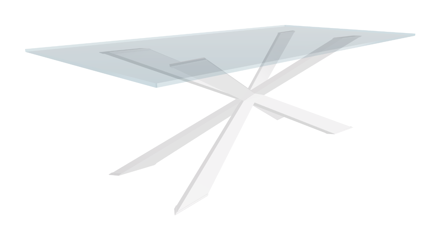Cattelan Italia Spyder Glass Dining Table