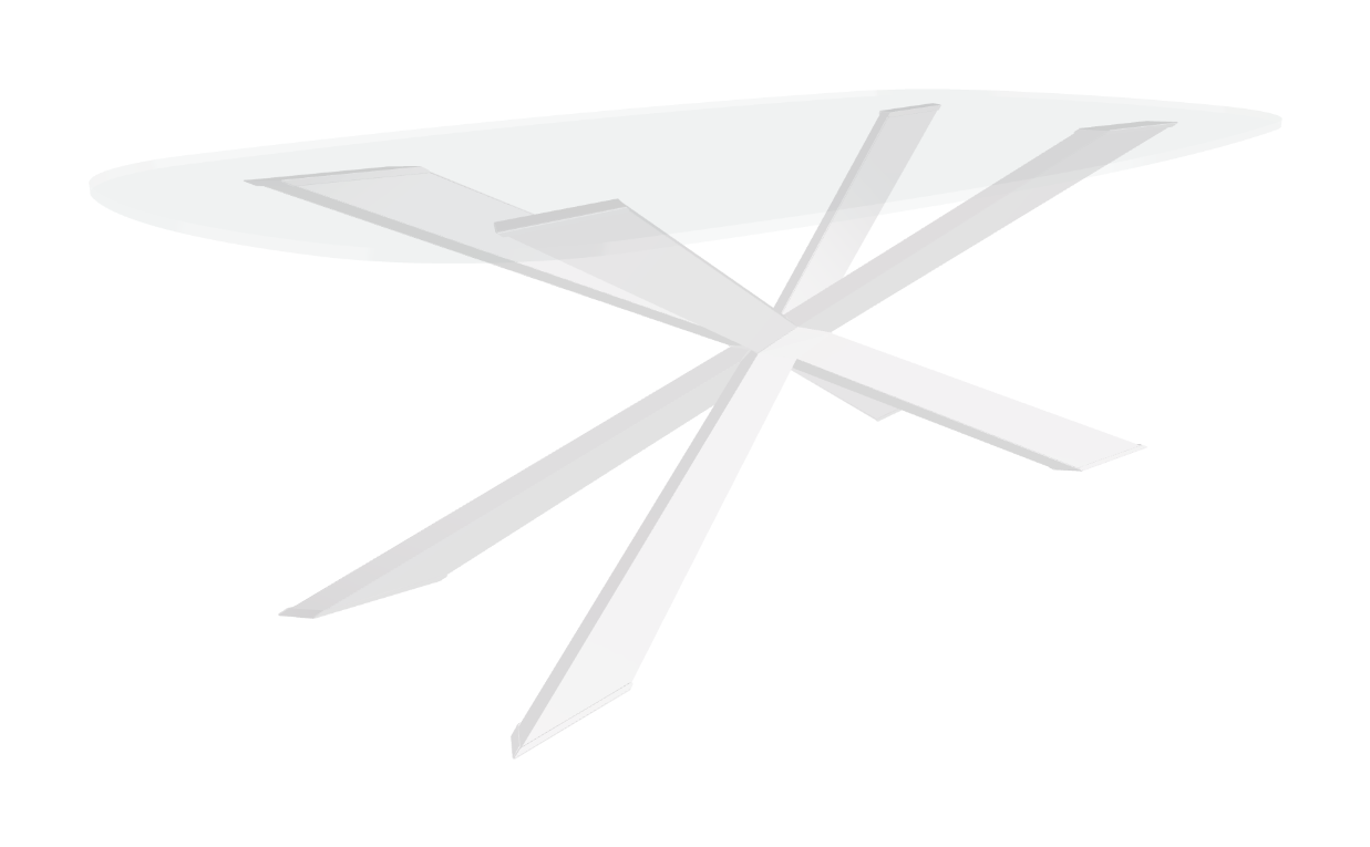 Cattelan Italia Spyder Glass Dining Table