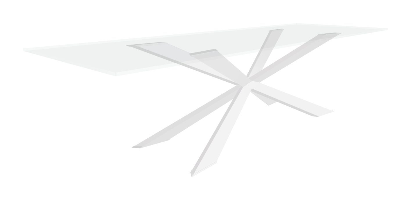 Cattelan Italia Spyder Glass Dining Table