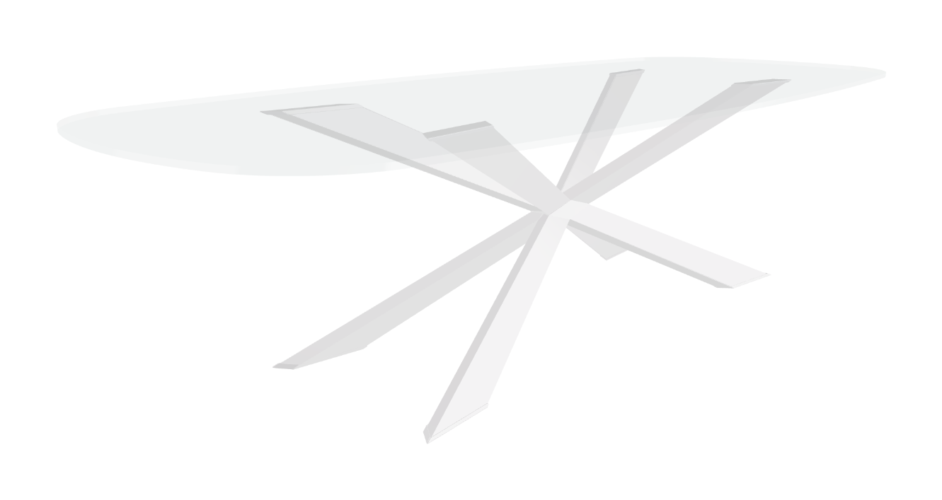 Cattelan Italia Spyder Glass Dining Table