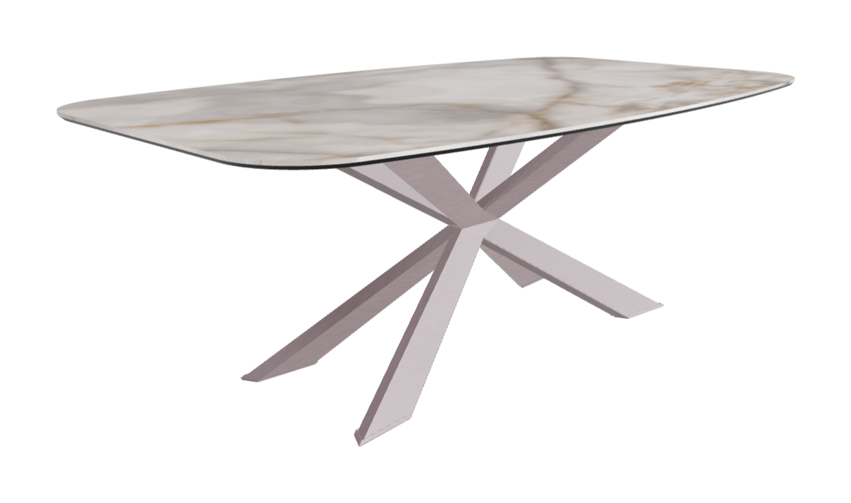 Cattelan Italia Spyder Keramik Barrel Shaped Dining Table