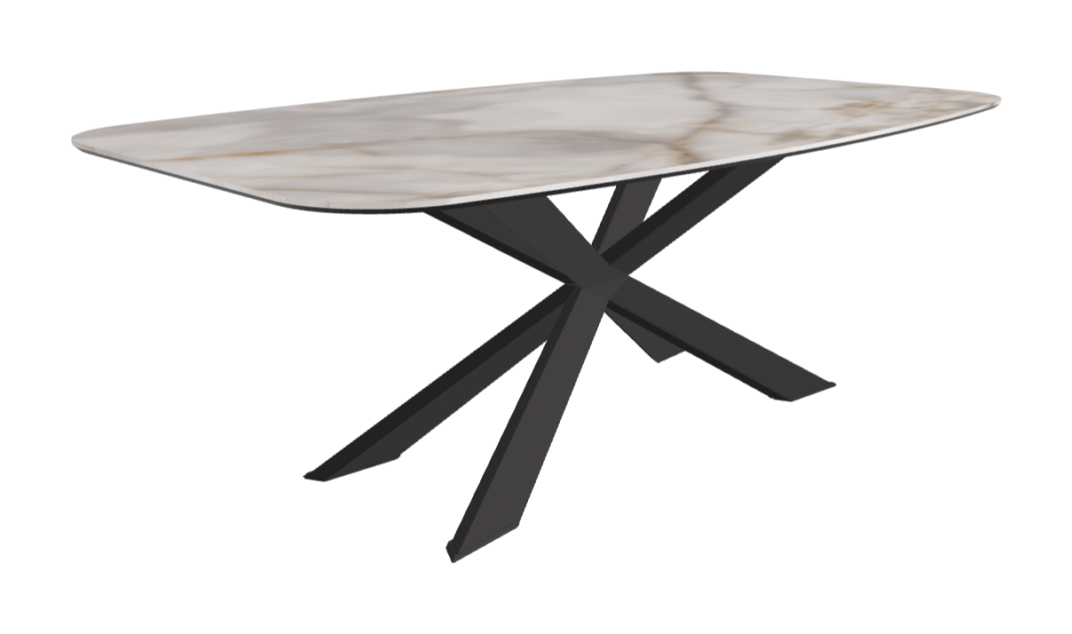 Cattelan Italia Spyder Keramik Barrel Shaped Dining Table